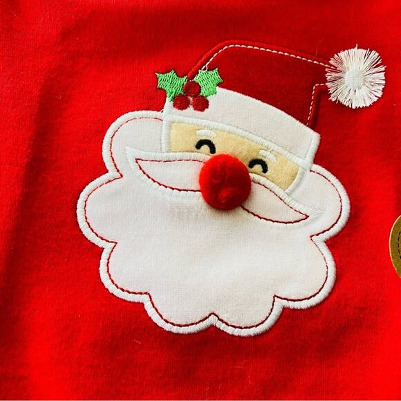 Baby Essentials | 4 Piece Santa Tutu Leg Warmer Bow Outfit NWT 9 Months - Picture 2 of 10